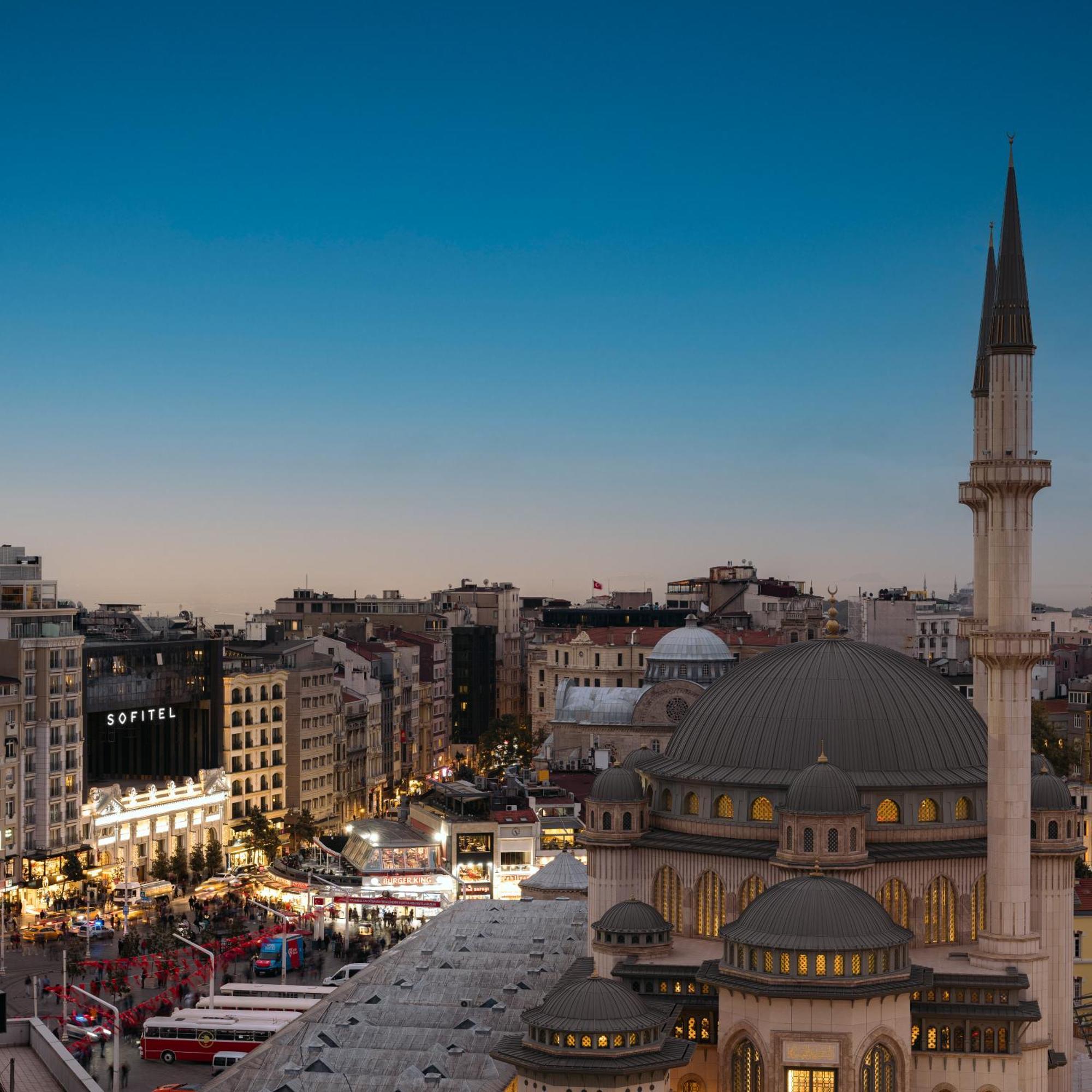 Hotel Sofitel Istanbul Taksim Zewnętrze zdjęcie The Beyoğlu skyline